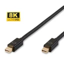 Microconnect Καλώδιο Μετατροπέας DisplayPort Mini σε DisplayPort Mini 1m Μαύρο