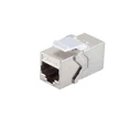 MicroConnect Keystone Module Cat6a Stp 2 Rj45 Female 8p8c Modular Couple To Link Two Network Cable Metal Housing