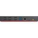 Lenovo Adapters Lenovo ThinkPad Hybrid Dock USB A USB C Docking Station with HDMI DisplayPort 4K PD Ethernet Black
