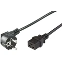 MicroConnect Adapter IEC C19 Schuko Cable 1m