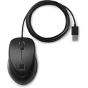 HP Fingerprint Wired Mouse Black
