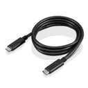 Lenovo Καλώδια Μετατροπείς Αντάπτορες USB 3.2 Cable USB-C male USB-C Μαύρο 1m FRU03X7610