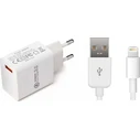 CoreParts Φορτιστής USB-A 12W Quick Charge 3.0 Λευκός