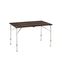 Outwell Aluminium Folding Camping Table with Carry Case 70 x 58 x 13 cm Brown