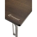 Outwell Aluminium Folding Camping Table with Carry Case 70 x 58 x 13 cm Brown