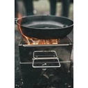 Robens Firewood Stove - Portable Wood Camping Stove 22.5 x 22.5 x 27.5 cm, Model 690244