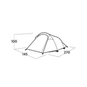 Easy Camp Tunnel Tent Green 3-Season for 2 Persons 47x14x110 cm (Model 120471, MPN 617584)