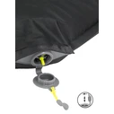 Outwell Αυτοφούσκωτο Διπλό Υπόστρωμα Camping 63x124cm Πάχους 10cm Μαύρο