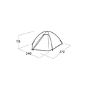 Easy Camp Σκηνή Αποθήκευσης Igloo Πράσινη 4 Εποχών για 3 Άτομα 43x14εκ. 698678