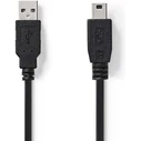 USB Cables MicroConnect USB 2.0 USB-A male to mini USB-B male 5m