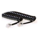 MicroConnect Network Cables Handset Cable RJ10 RJ10 2m Black