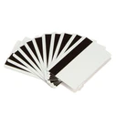 Zebra 30 mil - λευκή - CR-80 Κάρτα (85,6 x 54 mm) 500 τεμ. Μαγνητική ταινία PVC (LoCo) - MPN 104523-112