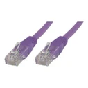 Microconnect U/UTP Cat6 1m Purple Ethernet Network Cable (RJ-45)
