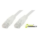 Network Cable MicroConnect U/UTP Cat.6 Ethernet 0.5m White