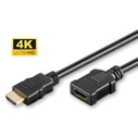 Microconnect HDMI 1.4 High Speed 2m HDMI male to HDMI female extension cable (HDM19192FV1.4) - Black