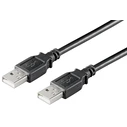 Microconnect Μετατροπείς και Αντάπτορες Καλώδιο USB 2.0 USB-A αρσενικό - USB-A αρσενικό 0.5m Μαύρο