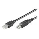 MicroConnect Καλώδιο USB USB A male USB B male Μαύρο 0.1m USBAB01B