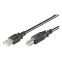 Microconnect USB 2.0 Cable USB-A male to USB-B male Black 3m (USBAB3B)