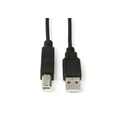MicroConnect Καλώδιο Δικτύου USB 2.0 USB A αρσενικό σε USB B αρσενικό Μαύρο 5 m USBAB5B