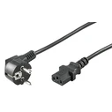 MicroConnect Network Cables Schuko Schuko Cable 0.5m Black PE010405