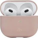 dbramante1928 Costa Rica Silicone Case for Apple AirPods (3rd Generation) - Recycled Plastic - Pink Sand