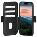 dbramante1928 Copenhagen Slim Leather Folio Wallet Case for Apple iPhone 17 Pro - Black