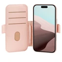 dbramante1928 Lynge MS ICON Wallet Case with Stand for iPhone 17 Pro - Pink Sand