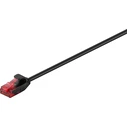 Microconnect U/UTP Cat6 1m Black Slim Ethernet Cable V-UTP601S-SLIM