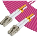 Microconnect Καλώδιο Οπτικής Ίνας LC/UPC-LC/UPC 30m Μωβ 1τμχ (FIB440430P)