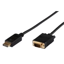 Microconnect Καλώδιο DisplayPort αρσενικό - VGA αρσενικό 2 m Μαύρο (DP-VGA-MM-200)