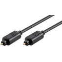 MicroConnect Οπτικό Καλώδιο Ήχου TOSlink αρσενικό - TOSlink αρσενικό 10m Μαύρο (TT6100BKAD)