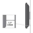 Vivolink VLMW4280 Βάση Τοίχου Τηλεόρασης 42"-80" Μαύρο