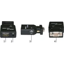 MicroConnect Μετατροπέας VGA / mini HDMI / HDMI αρσενικό σε VGA / mini HDMI / HDMI θηλυκό - 1 τμχ