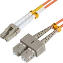 Microconnect Καλώδιο Οπτικής Ίνας LC-SC 1m Πορτοκαλί