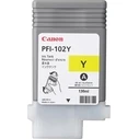 Canon PFI-102 Γνήσιο Μελάνι Εκτυπωτή InkJet Κίτρινο (0898B001)