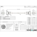 Vivolink καλώδιο VGA αρσενικό - VGA αρσενικό 15 m Μαύρο