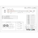 Vivolink 3.5mm Male to 2x RCA Male Cable 30 cm Black (PROMJRCA30)