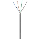 MicroConnect U/UTP Cat5e Καλώδιο Δικτύου Εξωτερικού Χώρου 100m Μαύρο χωρίς ακροδέκτες (KAB025-100)