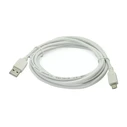 Gembird 3m USB A to Micro B (Micro USB 5-pin) Cable, USB 2.0, White (USBABMICRO3W)