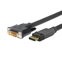 Vivolink Καλώδιο DisplayPort αρσενικό - DVI αρσενικό 2 μ. Μαύρο (PRODPDVI2)