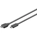 Microconnect USB-C to micro USB-B Cable 1 m Black (USB 2.0)