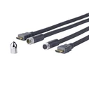 Vivolink Καλώδιο HDMI αρσενικό - HDMI αρσενικό 15 m Μαύρο