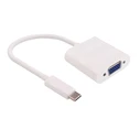 MicroConnect Μετατροπέας USB-C (male) σε VGA (female) Λευκό - USB3.1CVGAW