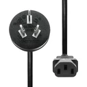 ProXtend Power Cord (Australia Type I to IEC C13), 2 m, Black - PC-IC13-002