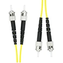 ST-ST UPC OS2 Duplex Single-Mode Fiber Cable 0.5 m - ProXtend