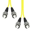 ST-ST UPC OS2 Duplex Single-Mode Fiber Cable 0.5 m - ProXtend