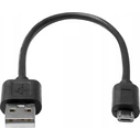 ProXtend Regular USB 2.0 σε micro USB, Μαύρο, 2 m