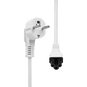 ProXtend Power Cord Schuko to IEC C5 Angled 5m White (PC-FAC5-005W)