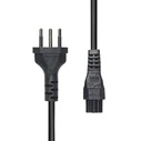 ProXtend Power Cord Brazil to IEC C5 2 m Black