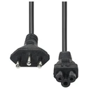ProXtend Power Cord Brazil to IEC C5 2 m Black
